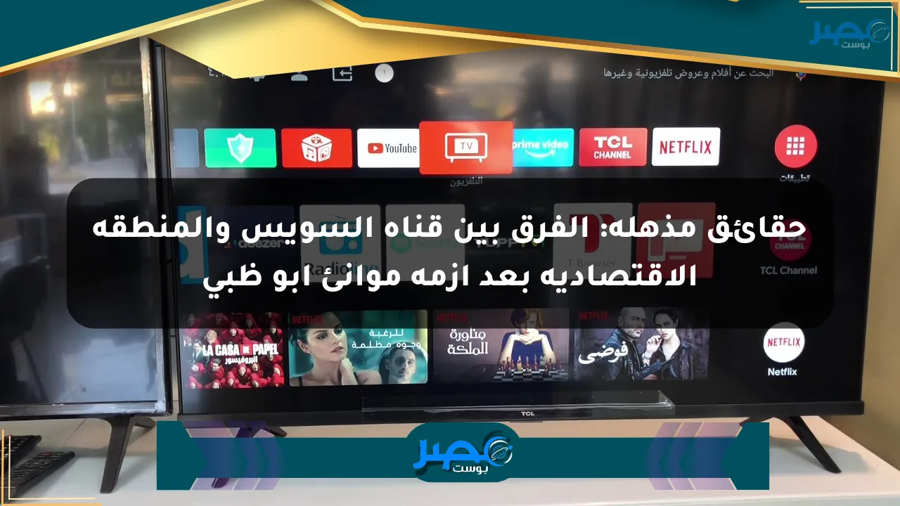 حقائق مذهلة: الفرق بين قناة السويس والمنطقة الاقتصادية بعد أزمة موانئ أبو ظبي الان